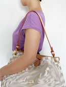 Vachetta and Patina Leather Straps for LV Graceful Bags Bucket Bags - 60cm Shoulder Strap