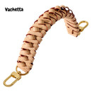 Braided Woven Handbag Strap for NeoNoe Bucket Bag, Genuine Real Leather, Designer Tote, Bag Top Handle Shoulder Strap