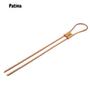 Cinch Drawstring for Bucket Bag, Replacement Strap Slider, Vachetta Genuine Leather