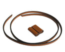 Cinch Drawstring for Bucket Bag, Replacement Strap Slider, Vachetta Genuine Leather