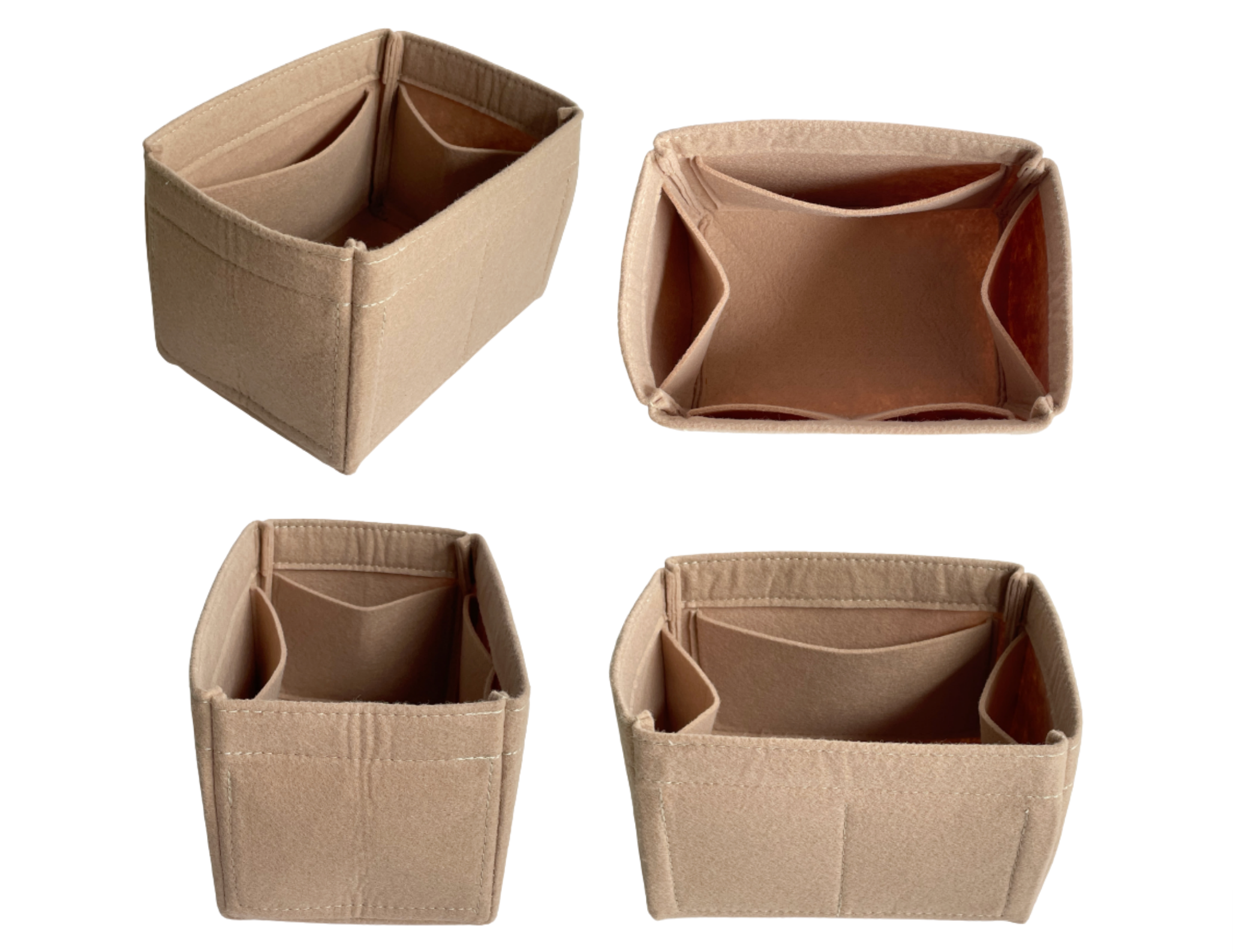 Organizer For [Picotin 18] Felt Purse Insert Bucket Bag Organizer(Slim