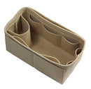 Voltaire Organizer (w/ Milk Water Bottle Holder), Tote Felt Purse Insert, Shoulder Bag Organizer