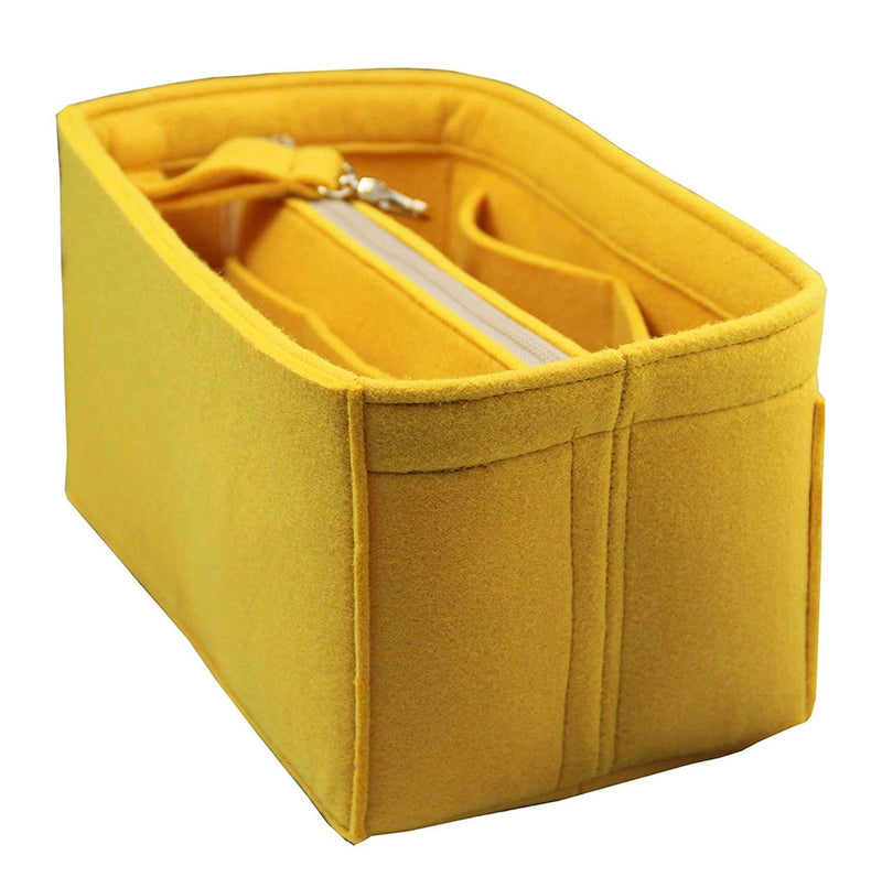 [SANGLE BUCKET Kleiner Taschen-Organizer] Filz-Geldbörseneinsatz, Liner-Schutz, individueller Tragetaschen-Organizer, Kosmetik-Make-up-Windel-Handtasche (Stil B)