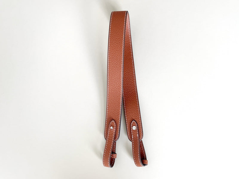 Handmade Togo Leather Shoulder Bag Strap for Picotin, Evelyne, Kelly, and More