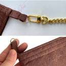 Conversion Kit for [Key Pouch M, LV] Convert to Crossbody Bag, Felt Bag Organizer Plus Golden Chain Strap Rings (Copy)