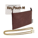 Conversion Kit for [Key Pouch M, LV] Convert to Crossbody Bag, Felt Bag Organizer Plus Golden Chain Strap Rings (Copy)
