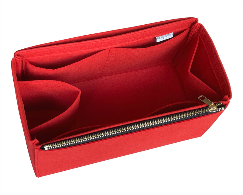 [Michael Kors] Eva Tote Bag Organizer] Felt Purse Insert, Liner Protector, Customized Tote Organize, Cosmetic Makeup Diaper Handbag (Style D-1)