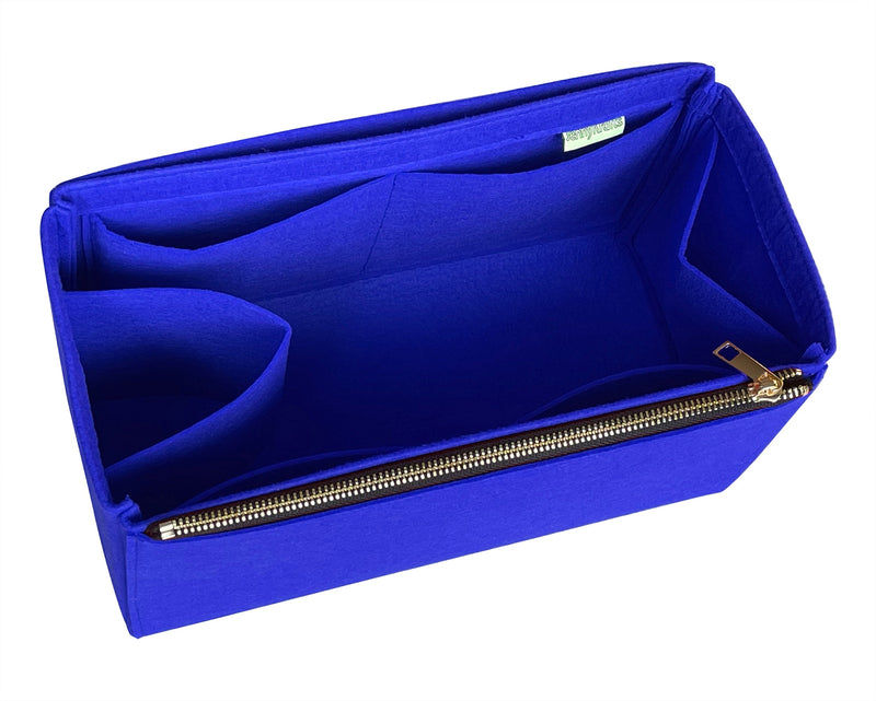 [LV] CANNES Bag Organizer] Felt Purse Insert, Liner Protector, Customized Tote Organize, Cosmetic Makeup Diaper Handbag (Style D-1)