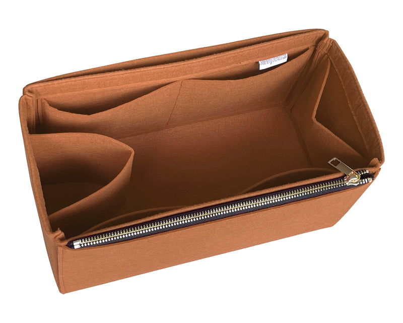 [[LV] Soft Lockit MM Taschen-Organizer] Filz-Geldbörseneinsatz, Liner-Schutz, individueller Tragetaschen-Organizer, Kosmetik-Make-up-Windel-Handtasche (Stil D-1)