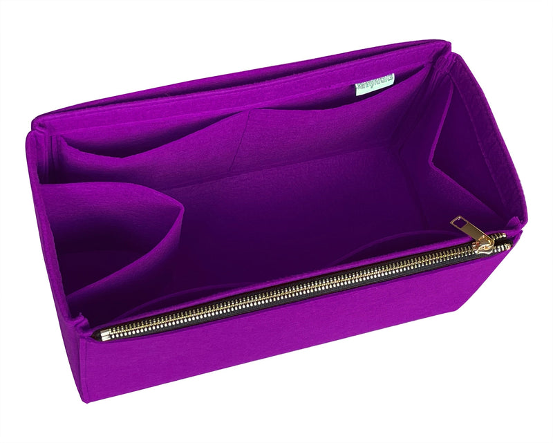 [LV Nice Vanity Bag Organizer] Felt Purse Insert, Liner Protector, Customized Tote Organize, Cosmetic Makeup Diaper Handbag (Style D-1)