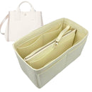 Organizer for [Small Carry Tote, Chloe] Tote Purse Bag Insert Organiser Liner Shaper (Felt, with Detachable Zip Pouch)