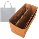 Organizer for [Field Tote 22, Coach] Tote Purse Bag Insert Organiser Liner Shaper (Felt, with Detachable Zip Pouch)