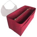 Organizer for [Meadow Shoulder Bag 35cm, Mulberry] Tote Purse Bag Insert Organiser Liner Shaper (Felt, with Detachable Zip Pouch)