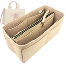 Organizer for [SMALL CABAS THAIS IN Raffia and calfskin, Celine] Tote Purse Bag Insert Organiser Liner Shaper (Felt, with Detachable Zip Pouch)