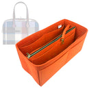 Organizer for [Victoria III fourre-tout 35 bag, Hermes] Tote Purse Bag Insert Organiser Liner Shaper (Felt, with Detachable Zip Pouch)