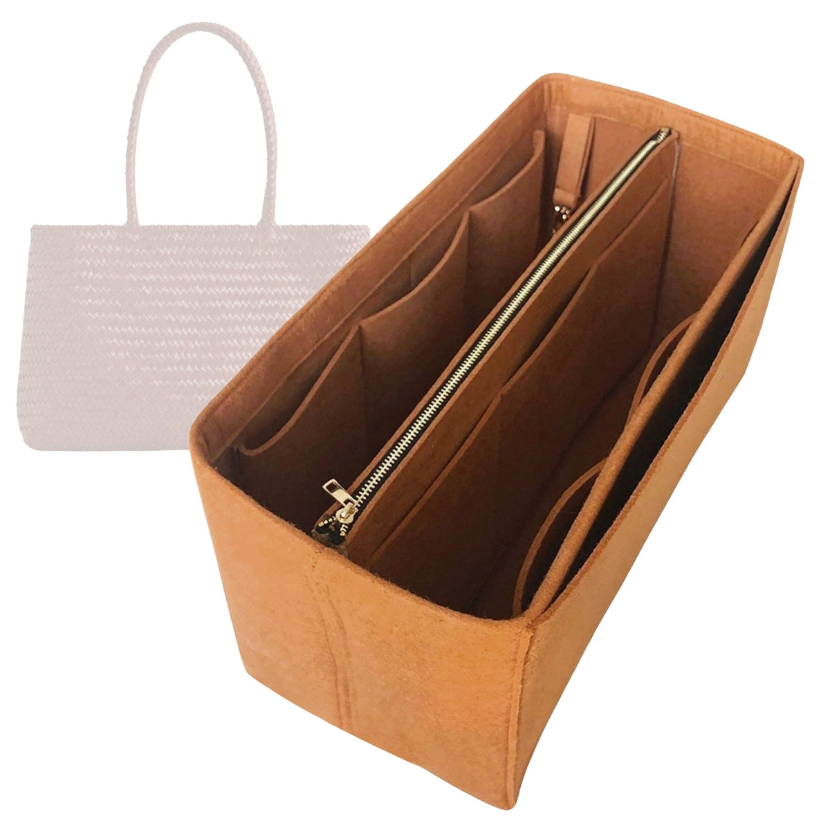 Organizer for [The Handwoven Leather Tote, Madewell] Tote Purse