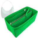 Organizer for [Large Aspen Shoulder Bag, Portland Leather Goods] Tote Purse Bag Insert Organiser Liner Shaper (Felt, with Detachable Zip Pouch)