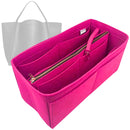 Organizer for [Medium CUBE BAG, Celine] Tote Purse Bag Insert Organiser Liner Shaper (Felt, with Detachable Zip Pouch)