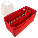 Organizer for [Micro Bale bag, Loro Piana] Tote Purse Bag Insert Organiser Liner Shaper (Felt, with Detachable Zip Pouch)