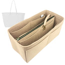 Organizer for [Large Roll, Fendi] Tote Purse Bag Insert Organiser Liner Shaper (Felt, with Detachable Zip Pouch)