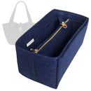 Organizer for [LE 5 A 7 Small Bea, Saint Laurent (YSL)] Tote Purse Bag Insert Organiser Liner Shaper (Felt, with Detachable Zip Pouch)