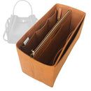 Organizer for [Large Romy Bucket, Tory Burch] Tote Purse Bag Insert Organiser Liner Shaper (Felt, with Detachable Zip Pouch)