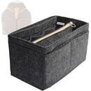 Organizer for [Montsouris Cargo Backpack, LV] Tote Purse Bag Insert Organiser Liner Shaper (Felt, with Detachable Zip Pouch)