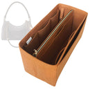 Organizer for [Express MM, LV] Tote Purse Bag Insert Organiser Liner Shaper (Felt, with Detachable Zip Pouch)