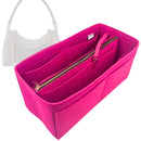 Organizer for [Express Travel, LV] Tote Purse Bag Insert Organiser Liner Shaper (Felt, with Detachable Zip Pouch)