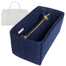 Organizer for [Iowa Duffle, The Row] Tote Purse Bag Insert Organiser Liner Shaper (Felt, with Detachable Zip Pouch)