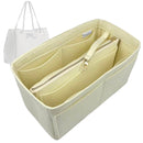 Organizer for [Medium Promenade Shopping Bag, Dior] Tote Purse Bag Insert Organiser Liner Shaper (Felt, with Detachable Zip Pouch)