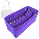 Organizer for [Small Promenade Shopping Bag, Dior] Tote Purse Bag Insert Organiser Liner Shaper (Felt, with Detachable Zip Pouch)