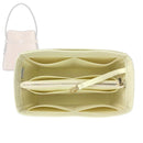 Organizer for [Belted leather bucket bag, Toteme] Tote Purse Bag Insert Organiser Liner Shaper (Felt, with Detachable Zip Pouch)