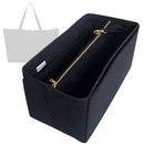 Organizer for [Just In Case Medium Tote, Tumi] Tote Purse Bag Insert Organiser Liner Shaper (Felt, with Detachable Zip Pouch)
