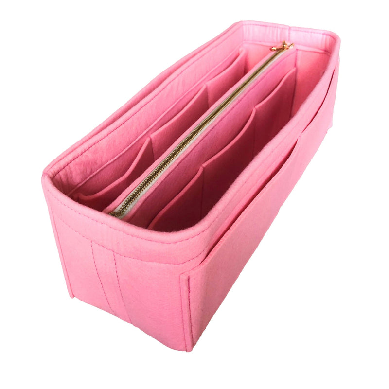 Organizer for [The Handwoven Leather Tote, Madewell] Bag Insert (Felt, with Detachable Zip Pouch)