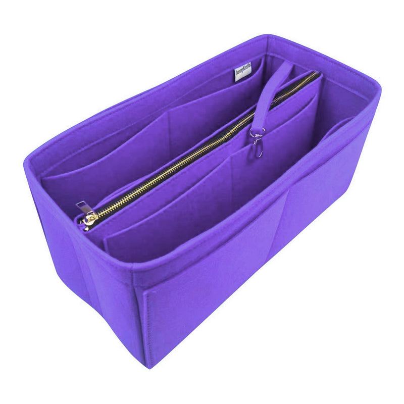 Organizer for [Midi New York, DeMellier] Bag Insert (Felt, with Detachable Zip Pouch)