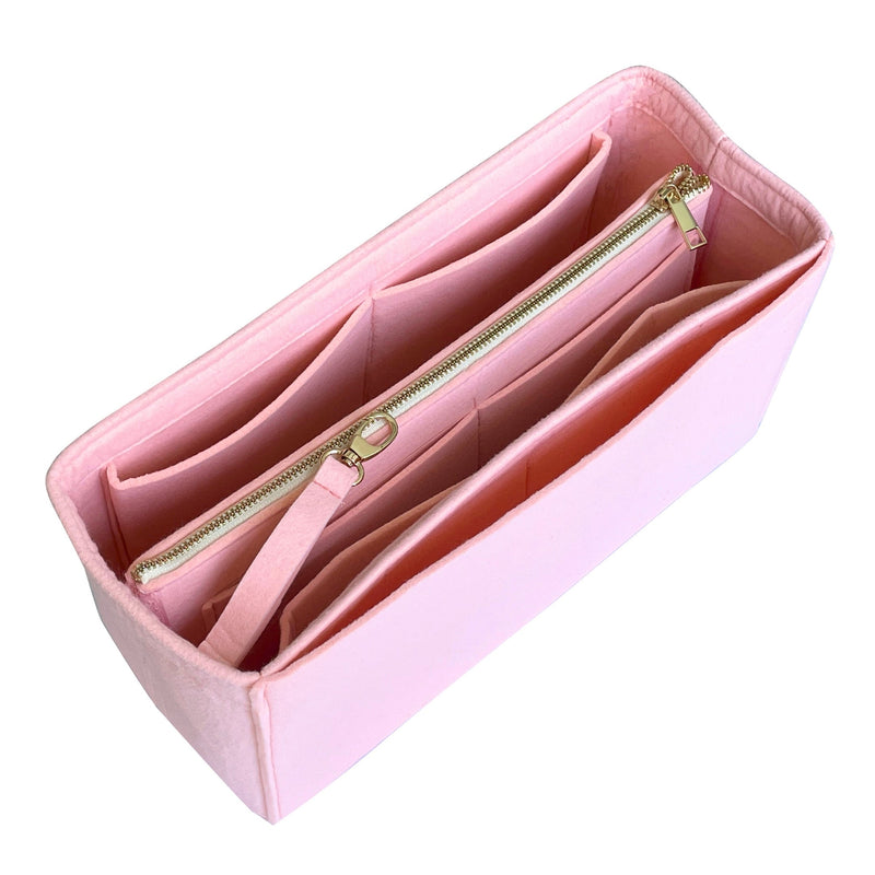 Organizer for [Small Soft Bayswater, Mulberry] Bag Insert (Felt, with Detachable Zip Pouch)