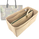 Organizer for [GG Blooms Medium Reversible Leather Tote, Gucci] Tote Purse Bag Insert Liner Shaper (Felt, with Detachable Zip Pouch)