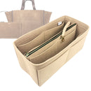 Organizer for [Leon L, Jerome Dreyfuss] Tote Purse Bag Insert Liner Shaper (Felt, with Detachable Zip Pouch)