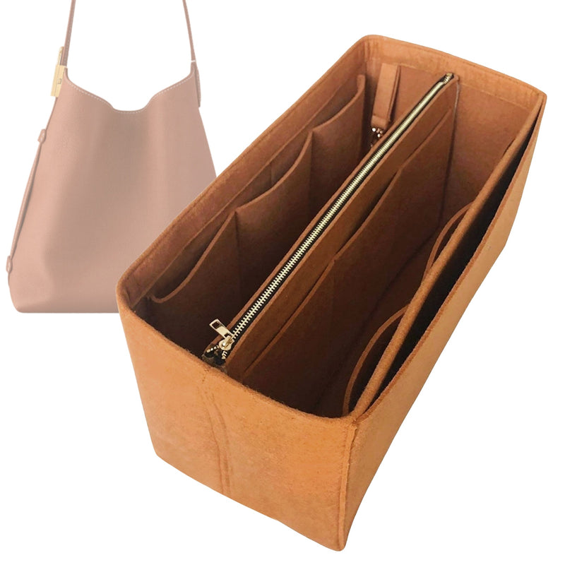 Organizer for [Low Key Hobo PM (Small), LV] Tote Purse Bag Insert Liner Shaper (Felt, B)