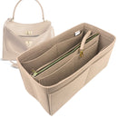 Organizer for [Rodeo Medium Handbag, Balenciaga] Tote Purse Bag Insert Liner Shaper (Felt, with Detachable Zip Pouch)