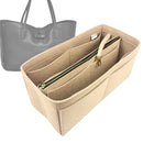 Organizer for [Roseau, Longchamp] Tote Purse Bag Insert Liner Shaper (Felt, with Detachable Zip Pouch)