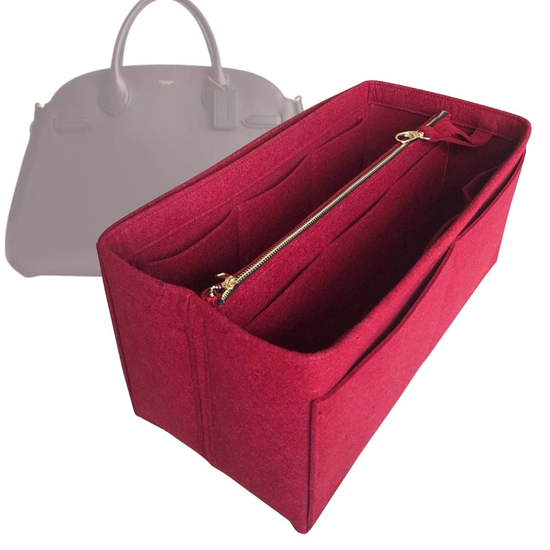 Organizer for [Soft Empire Carryall 40, Coach] Tote Purse Bag Insert Liner Shaper (Felt, B)