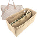Organizer for [Convertible Soft Tote GG Coated Canvas Small, Gucci] Tote Purse Bag Insert Liner Shaper (Felt, with Detachable Zip Pouch)