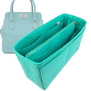 Organizer for [Toolbox 26, Hermes] Tote Purse Bag Insert Liner Shaper (Felt, with Detachable Zip Pouch)