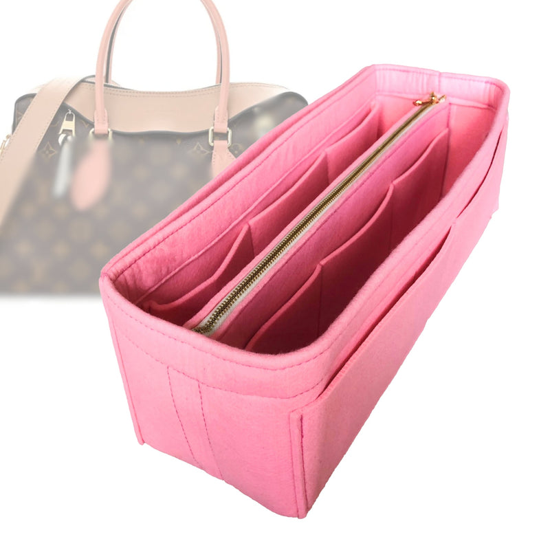 Organizer for [Tuileries, LV] Tote Purse Bag Insert Liner Shaper (Felt, with Detachable Zip Pouch)