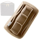 Organizer for [SQUARE VANITY CASE, Celine] Tote Purse Bag Insert Organiser Liner Shaper (Felt, Perfect Fit)