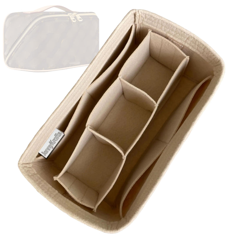 Organizer for [M11750 Toiletry Bag, LV] Tote Purse Bag Insert Organiser Liner Shaper (Felt, Perfect Fit)