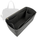 Organizer for [Overnight Bag, Cuyana] Tote Purse Bag Insert Organiser Liner Shaper (Felt, Long Zip and Open Compartment)