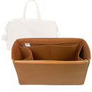 Organizer for [Weekender Bag, Cuyana] Tote Purse Bag Insert Organiser Liner Shaper (Felt, Long Zip and Open Compartment)